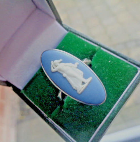 Bague cameo wedgewood argent - wedgewood,