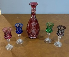 Vintage Colored Crystal Val