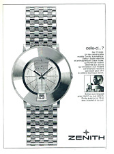 Advertising 0223 1967 Zenith Automatic Round Date Watch