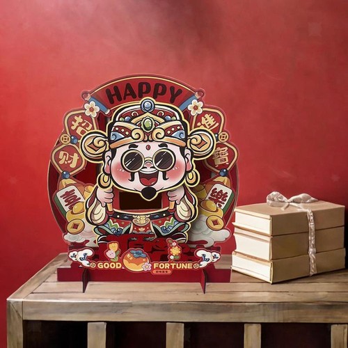 Signe table avec figurine - de,