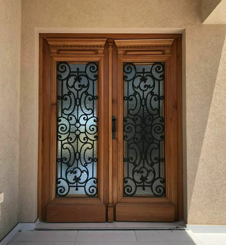 Panneau grille porte - grille, de
