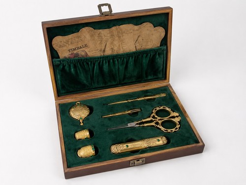 Coffret couture style vintage - coffret,