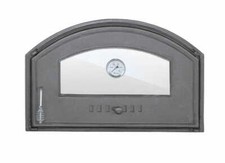 Portes pour Un Four à Pizza en Fonte poêle à Bois 700x460 avec therm. et Verre