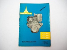 Deutz F3L F4L F6L 812 Engine Manual 1966 Operation and Maintenance