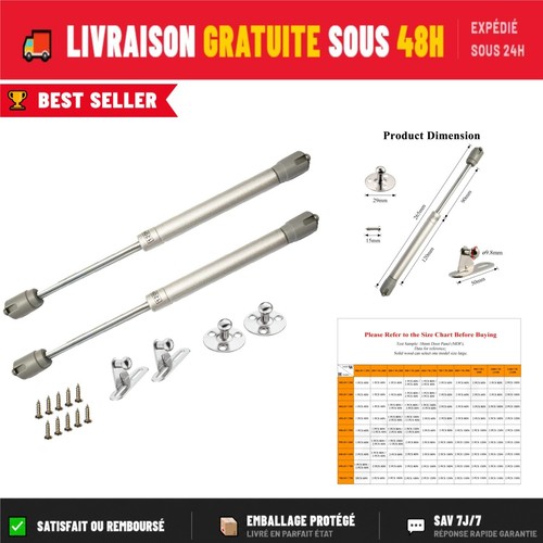 Vérins gaz hydrauliques - vérins, à