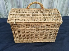 Cage A Chat Ancienne En Osier/panier a chat/old Wicker cat cage /old cat basket