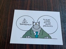 CARTE POSTALE BON BAISERS DU CHAT GELUCK TBE