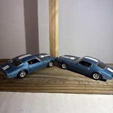 Racing Champions ‘70 Pontiac Firebird Trans Am Light Blue Metallic/White lot 2