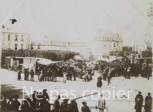 Lannilis vers 1890 fête - lannilis,