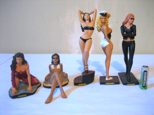 Lot 5 figurines - lot, :