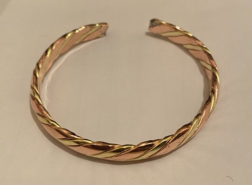 Bracelet cuivre torsadé - bracelet,