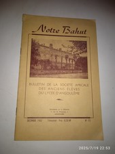 Notre Bahut. Bulletin anciens