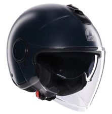 Casque de Moto Jet AGV Helmets Eteres E2206 Mono Couleur Ottanio Mat TAILLE S