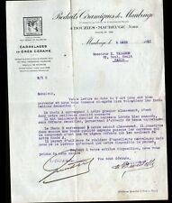 "MAUBEUGE-DOUZIES (59) FACTORY / CERAMIC TILE MOSAIC ""CERAMIC PRODUCTS"