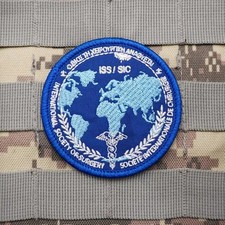 Écusson Patch Brodé ISS SIC