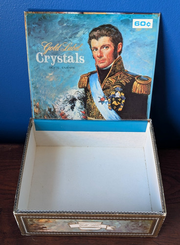 Gold label crystals - label,
