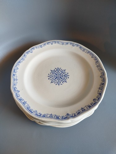 Anciennes assiettes plates - assiettes,