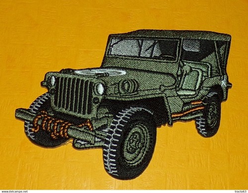 Tissu patch jeep armee - :,