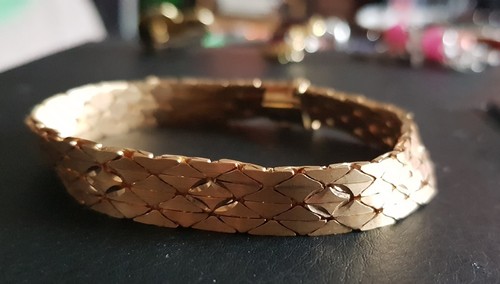 Bracelet vintage plaqué - bracelet,