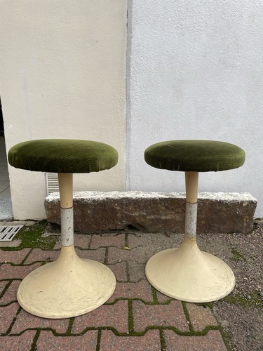 Paire tabourets tulipe - de,