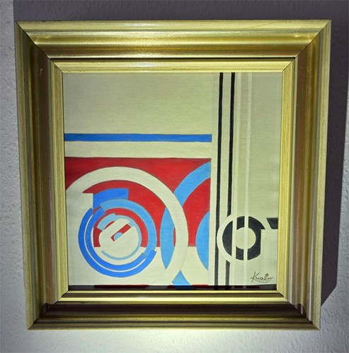 Small abstract painting - small,