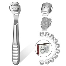 URAQT Râpe à Pied Pédicure, Rapeuse Pieds Anti-Callosités, Coupe Cors, Rasoir...