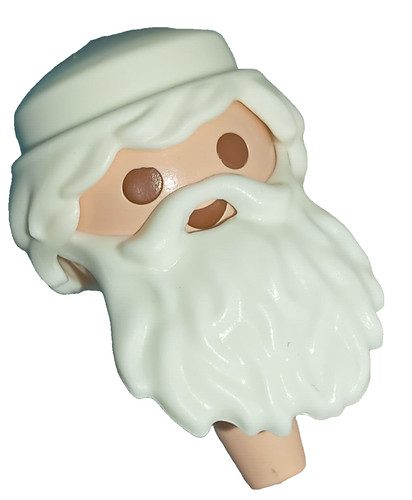 Playmobil tête cheveux blanc - tÊte,