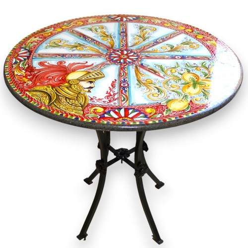 Table ronde pierre - table, de