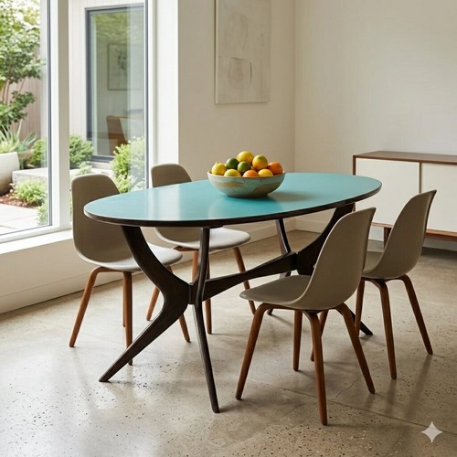 Table basse vintage - basse, hêtre