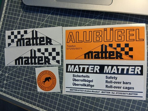 Autocollant matter arceau - autocollant,