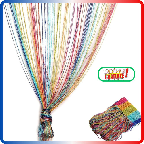 Rideau fils arc ciel - rideau, en