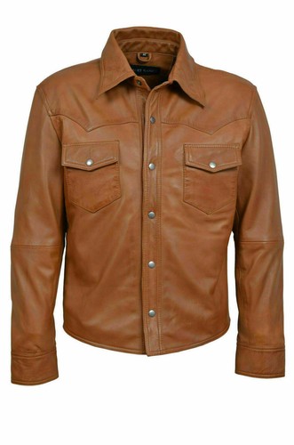 Nouvelle chemise cuir - nouvelle, en
