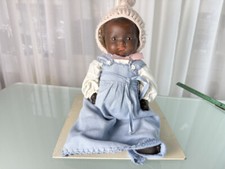 Poupée d'artiste ancienne tête porcelaine poupée 35 cm. État voir photo