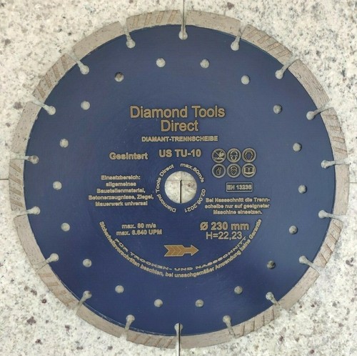 Disque coupe diamant béton - de,