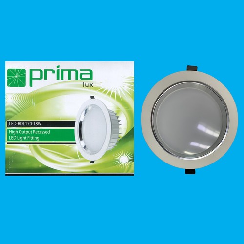 18w encastré rond led - 1x,