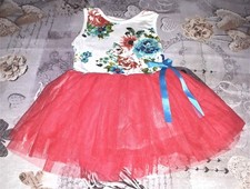 robe enfant fille rose et