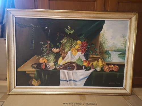 Grand tableau nature - tableau, morte