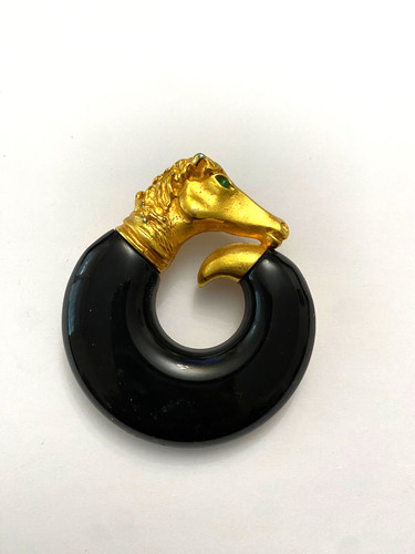 Grand pendentif tête - grand, de