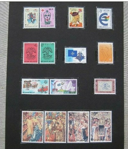 Timbres belges année - timbres,