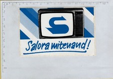 VINTAGE STICKER STICKER glue TV SALORA MITENAND!