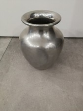 Vase en étain "  Etains la Fontaine Paris" titre 95 EPU europe Etain