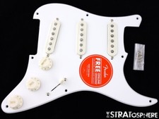 Fender Squier 50s Strat, LOADED PICKGUARD, Prewired White 1950s, Stratocaster