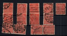 Lot de timbres de service du