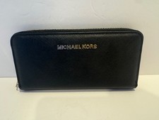 Michael Kors Black Leather Wallet Unused