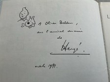 Album TINTIN Dédicacé HERGÉ