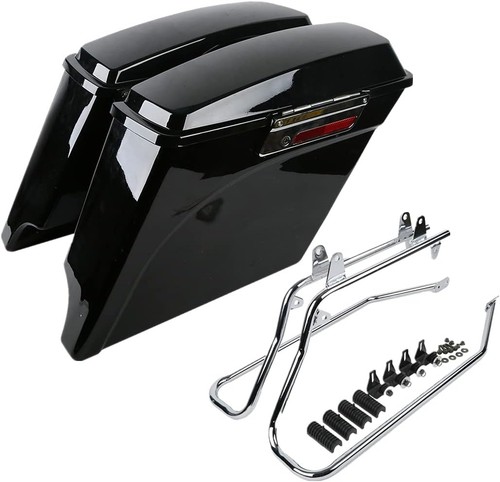 Stretched saddlebags chrome - stretched,