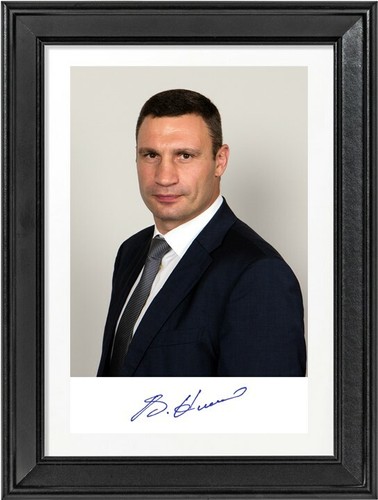 Vitali klitschko autographe - vitali,