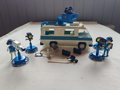 Playmobil vintage camion tv - camion,