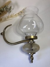 Glass Globe Wall Squito - Vintage Gold Lamp