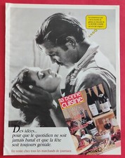 Publicité de presse: Magazine LA BONNE CUISINE CLARK GABLE et VIVIEN LEIGH 1990